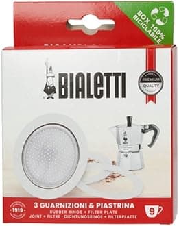 Bialetti 3 GASKET + 1 FILTER 9 CUPS