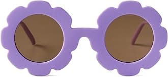 Sunglasses for Kids Round Flower Cute Glasses UV 400 Protection Children Girl Boy Gifts