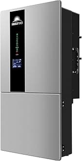 SUNGOLDPOWER 11.4KW 48V Solar Hybrid Inverter,240Vac Split Phase Output Pure Sine Wave,3 MPPTs Inside,Parallel 9 Units,Grid tie Inverter UL1741,Ideal for on/Off Grid(WiFi and BMS COMM) (11.4KW 48V)