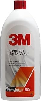 Liquid Wax (1 L Off-White) | Restores Gloss on Car Paint | Water Repellent | UV Protection