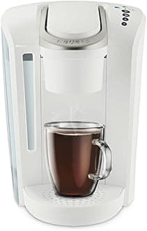Keurig K-Select Coffee Maker, Single Serve K-Cup Pod Coffee Brewer, With Strength Control and Hot Water On Demand, Matte White