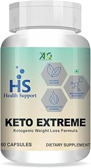 ANC Keto Extreme Ketogenic Weight Loss Formula with Garcinia Cambogia Extract Fat Burner | Metabolism Booster (60 Capsules)