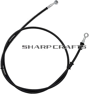 Motorcycle Front Hydraulic Brake Oil Hoses cable Lines Compatible with/Replacement For Harley Sportster XL 883 1200 X48 (150cm)