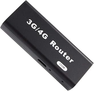 Mini Wifi Router, Portable 3G/4G 150Mbps RJ45 USB Router Compatible with Mac, iOS,