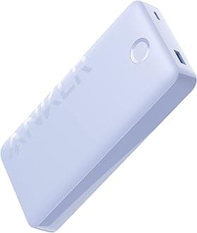 AnkerPower Bank, 325 Portable Charger (PowerCore 20K II), 20,000mAh Battery Pack with 2-Port, 15W High-Speed Charging for iPhone15/15 Plus/15 Pro/15 Pro Max/14/13 Series, Samsung Galaxy and More