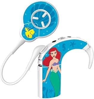 Skins for Cochlear Nucleus 7 Audio Processor – Licensed Disney Designs - Decorative Stickers - Protection and Style – Cochlear Nucleus 7 – Disney The Little Mermaid - Ariel