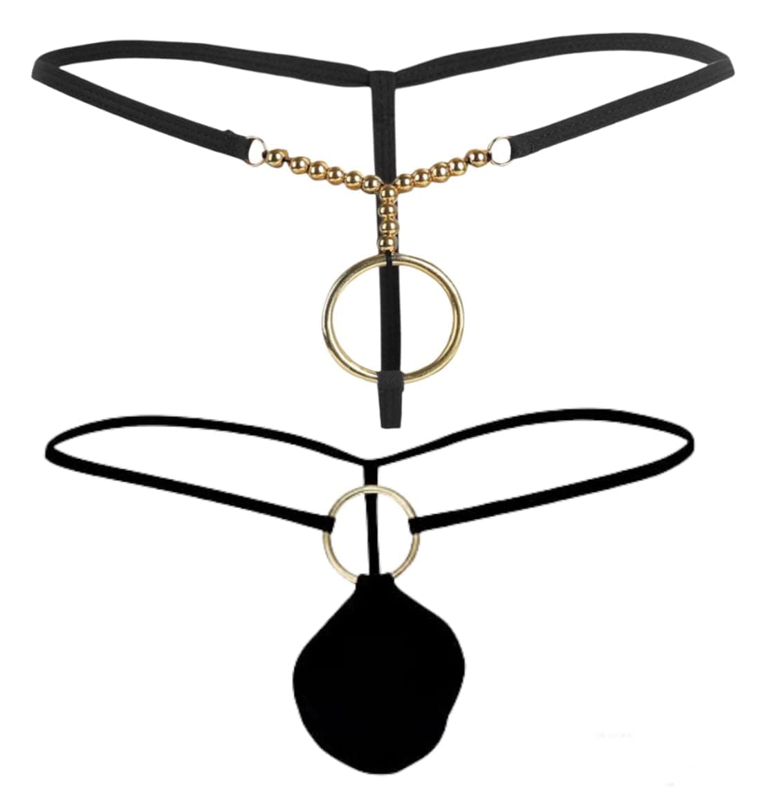 Men's Combo O Ring Micro G-String Thong hot and Sexy, Free Size