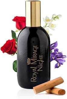 Royal Mirage Night Eau De Cologne for Men | Long-Lasting Perfume | Refined Nocturnal Fragrance | Fresh Greens, Floral & Musky Depth | Evening Versatility | Perfume for Man | 120ml