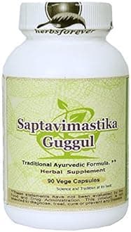 Saptavimastika Guggulu Traditional Ayurvedic Formulation 90 Vege Capsules