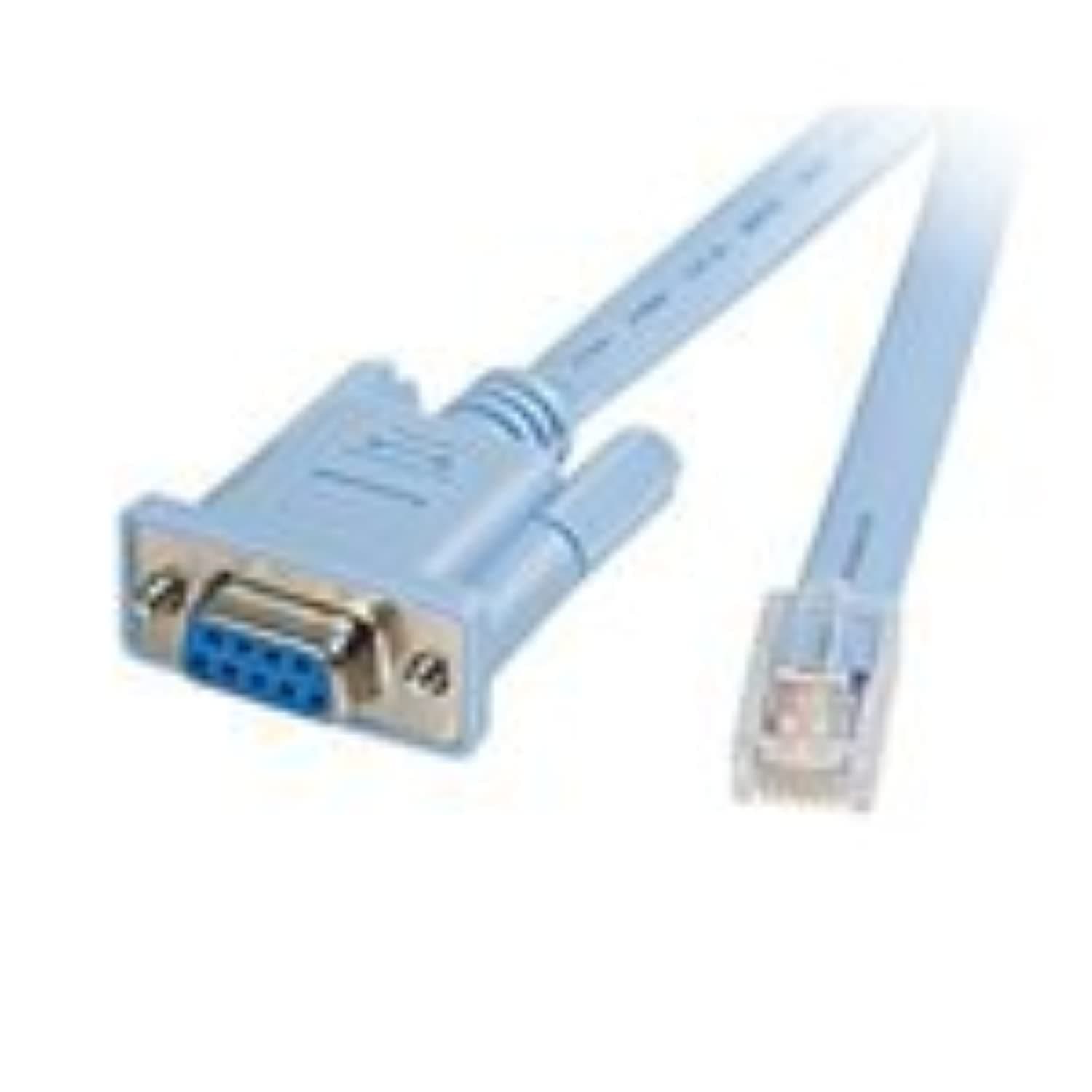 CONSOLE CABLE 6FT DB9F to RJ45, Compatible with Cisco CAB-CONSOLE-RJ45, 72-3383-01