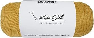 Knitsilk 100% Merino Wool Yarn | 200+ Yards| 100gx2 Count |200 Grams |Handcrafted Material for Knitting, Crocheting & Weaving| Pack of 2