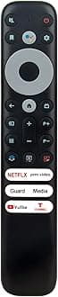 RC902V1 ARC902V FMRH ARC902V FMR1 Replace Voice Remote Control fit for TCL Smart 4K TV 43P737 50P737 55P737 65P737 75P737 65X925 75X925 75C835 65C835 55C835 43P735 65C935 75C935 65P735 85P735 75P735