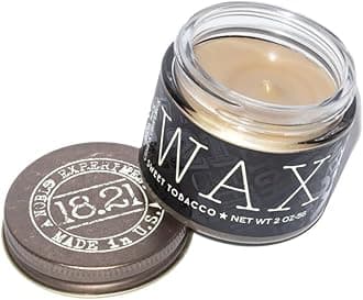 - 18.21 Man Made Hair Styling Product, 2oz. Original Sweet Tobacco Scent in Wax with Low Shine Finish