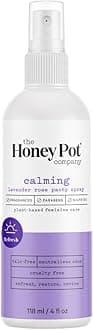 The Honey Pot Company - Refreshing and Restorative Panty and Body Plant-Derived Deodorant Spray - Paraben & Sulfate Free - Lavender Rose - 4 fl. oz.