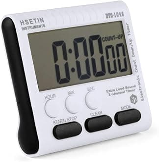Laboratory Timer, Kitchen Timer,Stop Watch and Digital Clock with Magnetic Blue