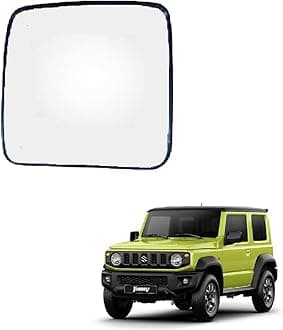 ORVN Side view Mirror Glass/Sub Mirror Plate compatible with Maruti Suzuki Jimny 2023-2025 Model (LEFT PASSENGER SIDE)