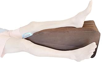 Inflatable Leg Elevation Pillow | Ankle, Knee and Leg Support Adjustable Cushion for Post-Surgery Recovery Companion