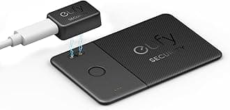 SmartTrack Card E30 (Black, 1-Pack), Rechargeable, Works with Apple Find My (iOS Only), Bluetooth Tracker, Perfect for Wallet, Passport, and Laptop, Water Resistant