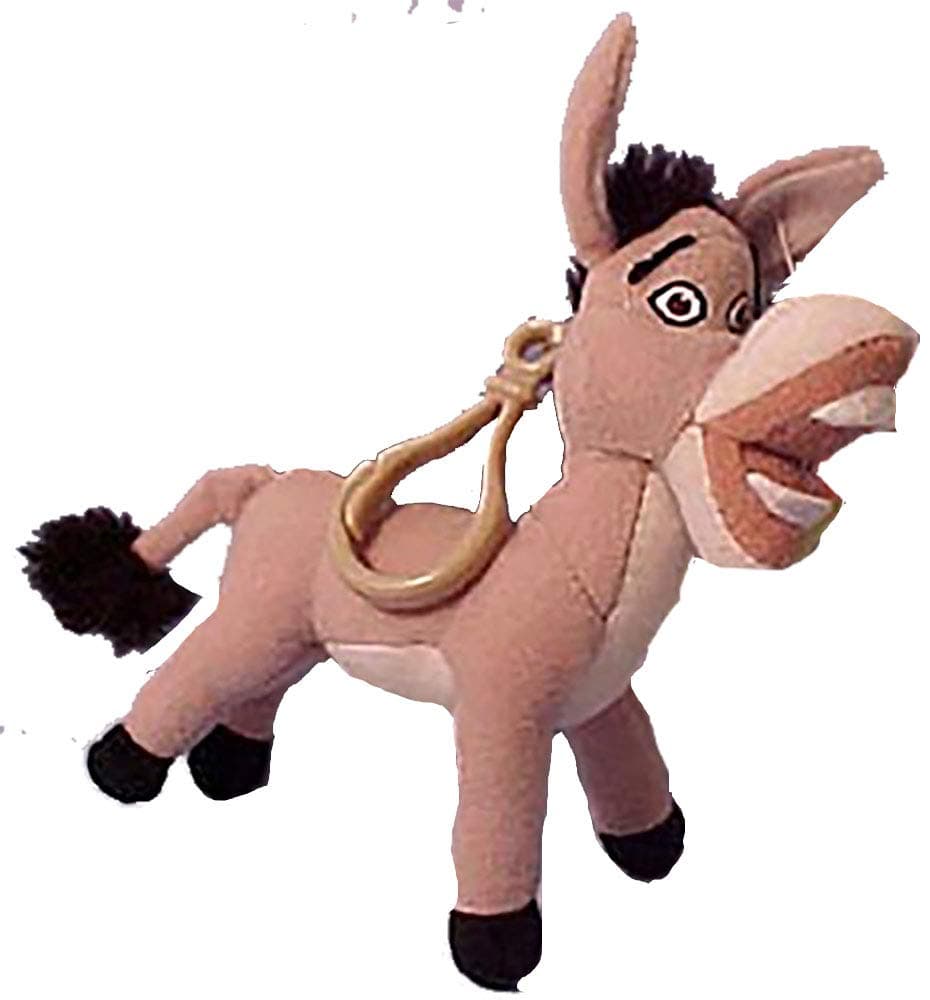 Plush Shrek's Donkey Backpack Key Clip or Zipper Pull