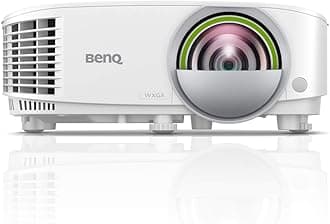BenQ EW800ST WXGA Short Throw Smart Projector, DLP, Meeting Room Projector, 3300 ANSI Lumens