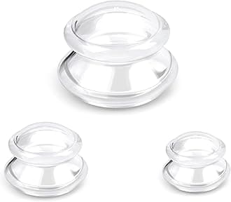 Excitsayno Silicone Cupping Therapy Sets, Cupping Kit for Massage Therapy,Anti Cellulite Cup, for Cellulite Reduction Joint Pain Muscle Pain