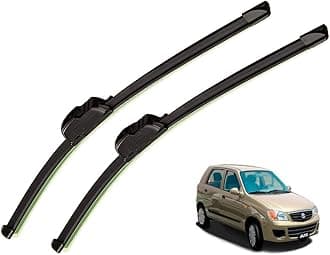 Auto Hub Car Wiper Blade Compatible with Maruti Suzuki Alto, Windshield Car Wiper Blades Alto - Set of 2 Pcs (D-18,P-16)