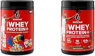 Whey Protein Powder Froot Loops Flavor & Triple Chocolate | Muscle Builder with 30g Protein | 1.8lb Each