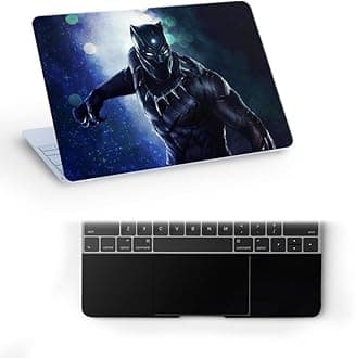 Black Panther Avengers Full Vinyl Laptop Skin/Sticker/Cover for 14 Inches Laptops Laminated-Removable-HD Quality Compatible for Hp-Dell-Sony-Lenovo-Asus etc.(13.8x9.6 Inches)