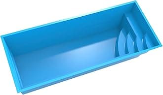 Ambikun Versatile Fiberglass Pools In Ground Pools - Excellence Prefab Pools with 10 Styles and Customization Options (17.72'×7.21'×4.59')