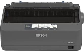 Epson LX 350 - Printer - monochrome - dot-matrix - 9 pin - up to 357 char/sec - parallel, USB, serial