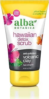 Alba BotanicaHawaiian Anti-pollution Volcanic Clay Scrub, 100 g