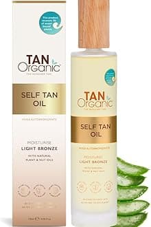TanOrganic Self Tan Natural Vegan Oil,1 Pack (1 x 100ml)