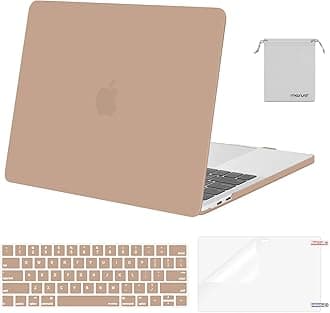 MOSISO Compatible with MacBook Pro 13 inch Case M2 2026 2025 2024 2023 2022-2016 A2338 M1 A2251 A2289 A2159 A1989 A1708 A1706, Plastic Hard Shell&Keyboard Cover&Screen Film&Storage Bag, Bronze Brown