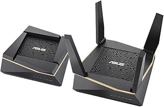 ASUSAiMesh AX6100 RT-AX92U - Wi-Fi system (2 routers) - mesh - GigE, 802.11ax - 802.11a/b/g/n/ac/ax - Tri-Band
