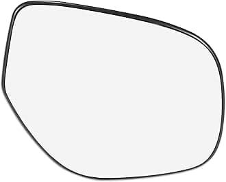 X AUTOHAUX Rearview Right Side Heated Mirror Glass Replacement Backing Plate