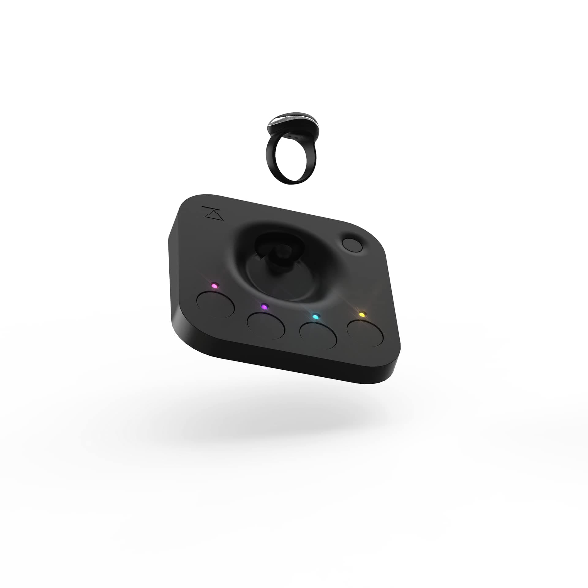 Neova MIDI Ring Controller with Hub. Advanced gesture MIDI controller with standalone CPU and nine ultra-low latency sensors (NEOVA) Distributed by Roland.