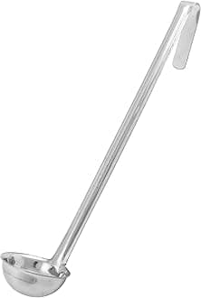 Winco One Piece Stainless Steel Ladle, 1 Ounce, 10.25"