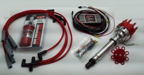 CHEVY PRO BILLET IGNITION SYSTEM: COIL DISTRIBUTOR BOX & WIRES