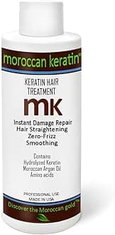 Brazilian Keratin Hair Treatment blowout Straightening Product Professional Grade Natural Organic Looking Results at Home or Salon (4oz Keratin)