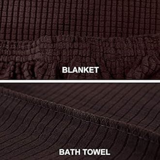 NORTHERN BROTHERS Dining Chair Covers-Stretchable Dining Room Chair Covers Set of 6 Parsons Chair Slipcover, Chocolate