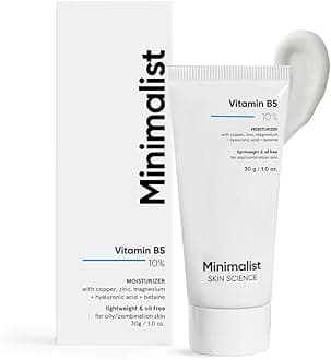- Minimalist Dehydrated Skin & Damaged Barrier Repair Moisturizer with 10% Vitamin B5 for Oily & Acne-Prone Skin | Oil-Free Hydration & Lightweight Gel Formula | Fast-Absorbing & Non-Sticky Lightweight Winter Cream For Women & Men | Fragrance-Free | 30 grams