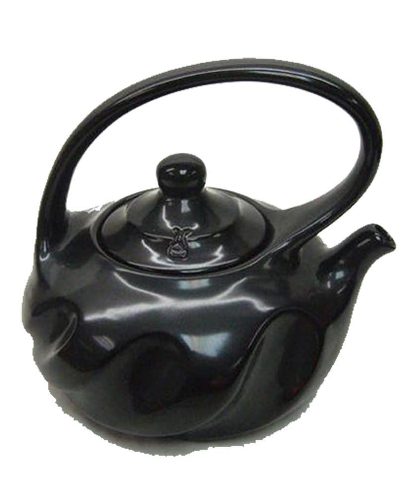 Xtrema Black Ceramic Teapot - 2 Quart