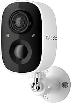 CURISEE Security Camera Outdoor Wireless, 2K Wireless Camera for Home Security with 2.4GHz Battery Powered,Color Night Vision, 2-Way Talk, Waterproof, Cloud/SD Storage
