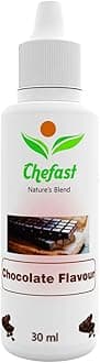 - Chefast Chocolate Flavour Baking Essence for Cake, Ice-Cream, Chocolates, Milkshakes- 30ML ( Use 2-3 Drops Essence for 250 Grm Cake)
