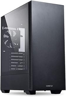Lian li lancool 205 black m-atx mid-tower case (2x120mm fan)