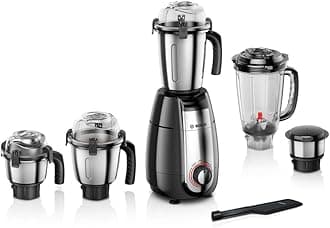 Bosch TrueMixx Pro MGM8856BIN 1000 Watt 5 Jar Mixer Grinder, (Black)