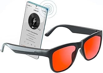 GS01 Smart Bluetooth Sunglasses, Audio Sunglasses With Speaker, UV400 Polarized lens, Open Ear Music, Touch Control