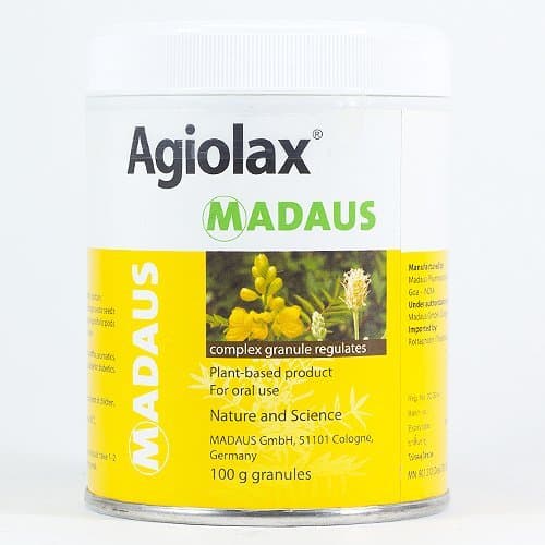 3 Pack Madaus Agiolax Granules 100 G Complex Granule Regulates Plant Base by Agiolax