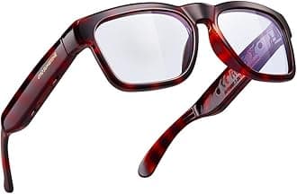 OhO Smart Glasses,Polarized Sunglasses with Bluetooth Speaker,Athletic/Outdoor UV Protection and Voice Control,Unisex(Transitional Blue Light Lens)