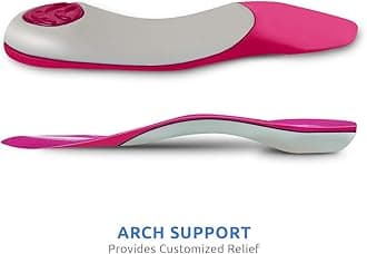 Comfort Zone Tri-Balance Gel Orthotic Insoles for Women, Sizes 6-10, 3 Pack